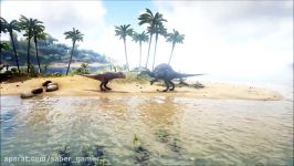 Ark Survival Evolved Battles Spinosaurus vs Trex