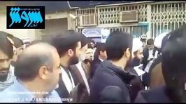 حضور فرزند ارشد رهبر معظم انقلاب در مراسم 9 دی در قم