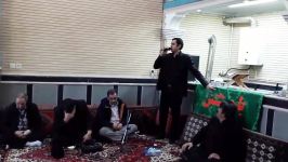 روضه خوانی سینه زنی مداحی کربلایی هادی حسین زاده به مناسبت وداع امام حسین ع