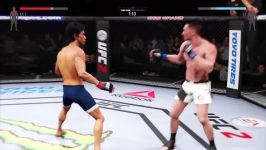 مبارزه بروسلی جت لی در EA Sports UFC 2