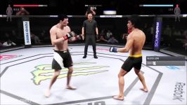 مبارزه بروسلی ایپ من در EA Sports UFC 2