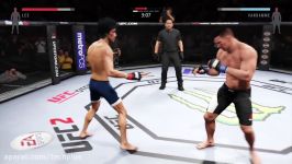 مبارزه بروسلی فرانکی در EA Sports UFC 2