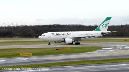 Mahan Air A310 Departing Düsseldorf