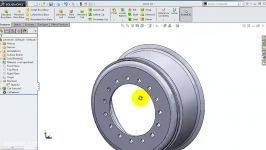 17 SolidWorks  Forklift  Wheel Rim