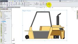 15 SolidWorks  Forklift  Cylinder1 Mount Body8