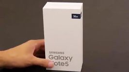 انباکسینگجعبه گشاییGalaxy note5