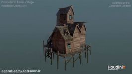 Gumroad  Houdini Procedural Lake Houses Volume 4