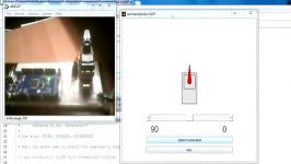 Control servo motor with Arduino board and Matlab GUI   Serial port 