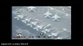 پرواز پهپاد مسلح ایرانی بر فراز ناو هواپیمابر آمریکایی