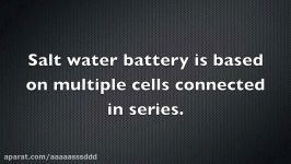 How to make salt water battery