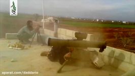 انهدام تانک T72 ارتش سوریه موشک ضد زره در خوین ادلب