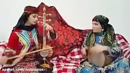 دونوازی زیبا دختران ایرانی خطه غیور لرستان