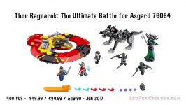 Lego Marvel Thor Ragnarok لگو ثور ARTIFEX