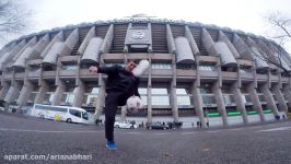 Ahmadreza in Madrid Freestyle Football Irani Boy