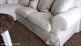 IKEA EKTORP REVIEW  WHITE SLIPCOVERED SOFA WITH SIX KIDS