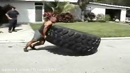 1200 lb Tractor Tire Workout