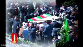 مراسم تشییع تدفین شهدای گمنام در دانشگاه شهركرد