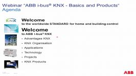 2016 03  Webinar about ABB i bus KNX Basics and Products