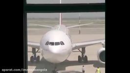 فیلمی دیده نشده عجیب ترین حادثه در فرودگاه امام تهران