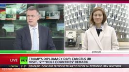 Diplomacy day off Trump cancels UK visit shole countries remark