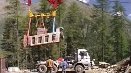 Amazing Modern Mega Machines Industrial Cableway Crane Woodwork Sawmill Wood Tim