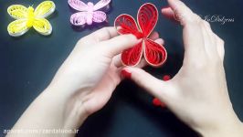 آموزش ساخت پروانه تزئینی  مجله اینترنتی زردآلو