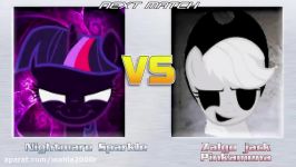 Nightmare Twilight Sparkle VS Zalgo JackPinkamena