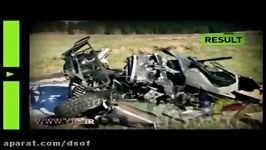 لحظه سقوط هولناک خودروهای نظامی ارتش آمریکا آسمان