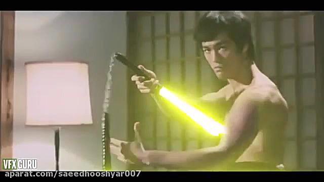 جنگ ستارگان هنرنمایی بروس لی Bruce Lee in Star Wars