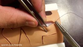 Subcuticular Suture  Step by step instruction in HD