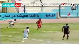 خلاصه بازی ایران جوان بوشهر 0  بادران تهران 3