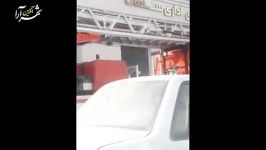 واژگونی داربست برج در مشهد