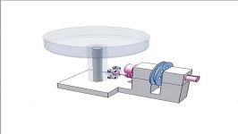 Spatial slider crank mechanism