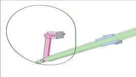 Straight line drawing mechanism 11