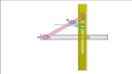 Drawing ellipse mechanism 12