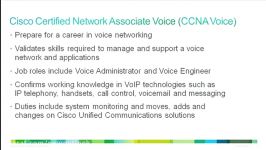 What you should know about the CCNA Voice Certification Program