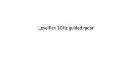 Levelflex  1GHz guided radar