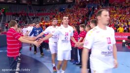 دیدار تیم های مونته نگرو مقدونیه در مسابقات یورو 2018