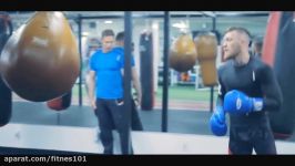 Conor McGregor Working Reflexes Looking Ripped in Workout ahead of Floyd Maywe