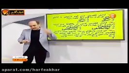 تدریس وحل تست عناطر وابسته استادشیروانی