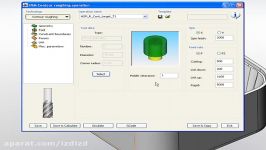 SolidCAM University HSM example 1  Rough Cutting