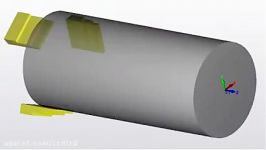 SolidCAM turning and threading simulation