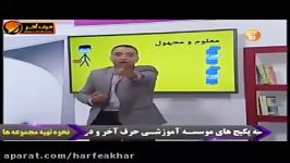 عربی کنکورموسسه حرف آخرتدریس معلوم مجهول استاد واعظ