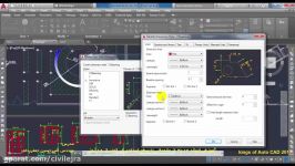 تنظیمات خطوط اندازه گذاری در اتوکد 2017