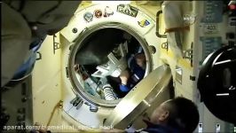 سه فضانورد آمریکا روسیه وارد ایستگاه فضایی بین المللی شدند