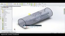 Tutorial Rotating Region Flow Simulation Solidworks and local initial mesh at 1400