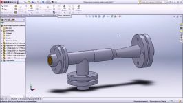 Jet elevator jet pump. CFD simulation with SolidWorks and FloWorks