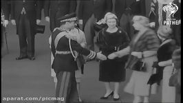 ورود شاه به لندن دیدار ملکه الیزابت دوم