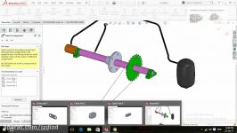 SolidWorks Tutorial for Chain Part in Assembly Chain Component Driven Pattern with VOICE Narration