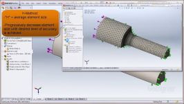 SolidWorks Simulation  Stress Accuracy with H Method